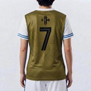 Camiseta de Fútbol Sublimada Personalizada para Mujer, Cuello en V, Manga Corta, Logotipo Blanco, 100% Poliéster, Corte Regular - Product Image 2