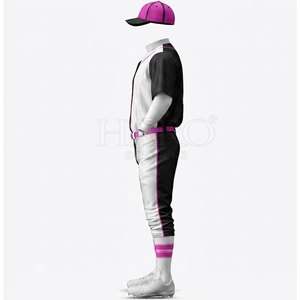 Uniforme de baseball personnalisé pour les jeunes, comprenant un maillot et un pantalon avec le nom de l'équipe, le logo et le numéro, toutes tailles. - Product Image 3