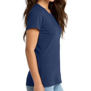 T-shirt de football pour femmes, coupe ajustée, personnalisable avec votre propre photo/texte, haut en tricot basique - Product Image 6