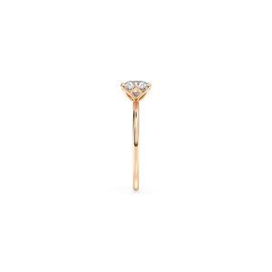 REYES Princess Cut 0.9 Carat Moissanite Single Stone Solitaire <b>Ring</b> in 925 Sterling Silver Rose Gold Plated Wholesale Jewelry - Product Image 5