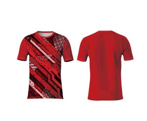 T-shirt décontracté pour homme en tricot avec impression intégrale par sublimation, motif uni, design personnalisé, séchage rapide, confortable - Product Image 1