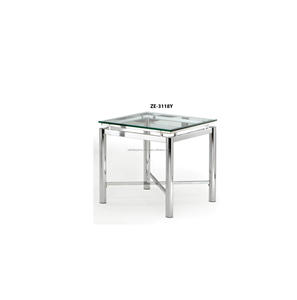 Mesa de Centro Redonda Moderna de Lujo Hecha a Mano con Marco de Metal con Acabado Dorado, Venta al por Mayor de Zahid Export India - Product Image 1