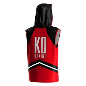 Robes d'entrée de boxe personnalisées, Hoodies de ring, Vestes de boxe en satin sur mesure, Vestes de marche au ring OEM – Fabricant en gros - Product Image 6