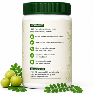 Polvo de Bhumi Amla Natural al por Mayor, Extracto de Planta para Formulaciones de Bienestar Herbal, Nutrición Verde y Productos de Cuidado Diario - Product Image 2