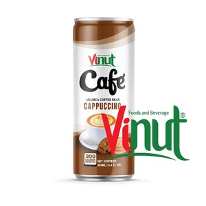 กาแฟลาเต้คุณภาพสูงบรรจุกระป๋อง 250 มล. รับผลิตแบบ OEM ODM แบรนด์ส่วนตัว เครื่องดื่มสดชื่น ผู้ผลิตเครื่องดื่ม - Product Image 4