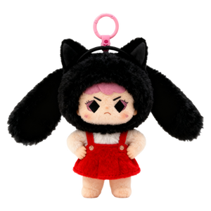 Porte-clés Lapin <span class=keywords><strong>en</strong></span> Peluche Thème <span class=keywords><strong>Carotte</strong></span> Orange avec Robe à Pois Vert et Nœud Rouge, Poupée Mignonne Qui Cligne <span class=keywords><strong>de</strong></span> l'Œil, Breloque <span class=keywords><strong>de</strong></span> <span class=keywords><strong>Sac</strong></span> pour Enfants, Cadeau <span class=keywords><strong>de</strong></span> Pâques - Product Image 4