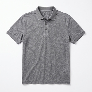 Men's Summer Burnout <b>Polo</b> <b>Shirt</b> <b>Vintage</b> Texture Premium Casual <b>Polo</b> OEM ODM Wholesale Factory Custom Wash Low MOQ - Product Image 4