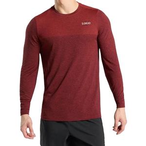 New Active Wear Regular Fit Long Sleeves <b>T</b> <b>Shirt</b> For <b>Men</b> With Custom Logo <b>Summer</b> Jogging Plain Custom <b>T</b> <b>Shirt</b> - Product Image 1