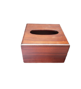 Boîte à mouchoirs en bois, vente en gros d'usine, prix abordable, boîte à mouchoirs en bois naturel, logo personnalisé, forme rectangulaire, prix imbattable - Product Image 3