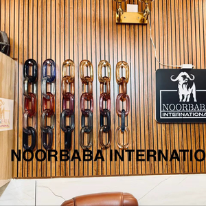 NOORBABA Resin Art Deco Oval Acrylic Chain Link <b>Wall</b> Decoration Washable Living Room <b>Decor</b> bedroom <b>wall</b> decoration - Product Image 2