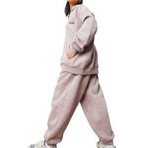 Vente en gros de survêtements haute qualité en tissu vêtements de sport grande taille surdimensionnés respirants pour femmes - Product Image 1