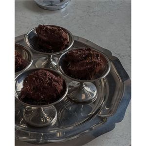 Bol à glace personnalisé en acier inoxydable sur pied, coupe à dessert sundae, bol de service sur piédestal en métal pour restaurant, bar, vaisselle de table - Product Image 1