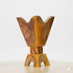 Quemador de Incienso Geométrico de Bambú Hecho a Mano, Difusor de Aroma con Hoja de Oro y Resina, Soporte de Metal para el Hogar, Hotel, Restaurante, Aromático, MOQ Bajo - Product Image 4