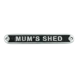 Nan's Shed Cast Iron Plaque Rectangular <b>Rustic</b> Garage Sign Decorative Wall Mount Durable Handmade Custom Metal Signs Cheap Price - Product Image 3