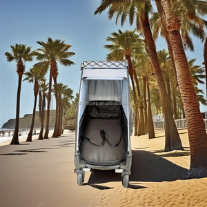 Remorque vélo pour chien avec cadre en alliage d'aluminium, suspension indépendante et tissu résistant à l'eau 600D pour les aventures en plein air - Product Image 4