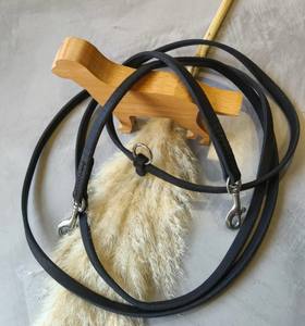 สายจูงสำหรับลูกสุนัขและสุนัขตัวเล็ก, สายจูงหนัง, สายจูงแบบมีห่วงจับ, สายจูงปรับระดับได้, สายจูงสุนัข - Product Image 4