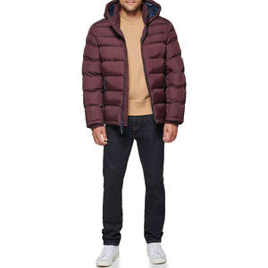 Hooded Shiny Designer Puff <b>Padded</b> Eco-Friendly Canvas Custom Logo Oversized Men Winter Puffer Jackets - Product Image 1