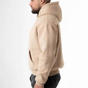 บริการ OEM ขายส่ง เสื้อฮู้ดดี้ผู้ชายแบบโอเวอร์ไซส์ ดีไซน์พื้นฐานที่ดีที่สุด น้ำหนักเบา ระบายอากาศได้ดี ผลิตในประเทศปากีสถาน - Product Image 2