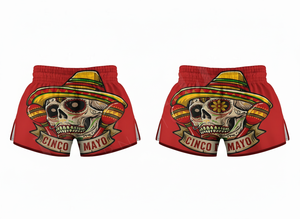 Shorts de Muay Thai imprimés sur toute la surface, 100% polyester satiné, légers, pour entraînement de kickboxing, sur mesure - Product Image 5