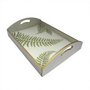 ถาดไม้ขายดีผลิตในอินเดียตกแต่งถาดไม้คุณภาพดีมากในราคาไม่แพงถาดเครื่องครัวพร้อมโลโก้ - Product Image 4