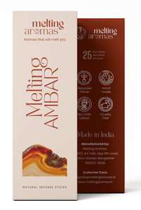 Incienso de bambú indio AMBER para fines religiosos - 100% natural, ecológico y orgánico - Product Image 2