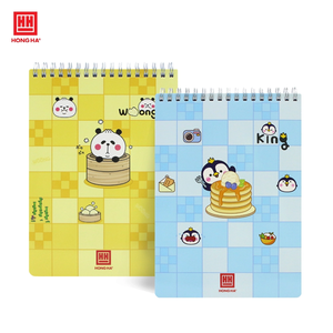 Cuaderno Promocional de Tapa Dura con Espiral, Diseño Divertido de Animales, Impresión Digital, Diseño Alegre, Marca Hong Ha - Product Image 1