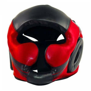 Protège-tête de boxe unisexe personnalisé, intégral, respirant, haute qualité, double usage, protection en PU, vente en gros à bas prix en ligne - Product Image 1