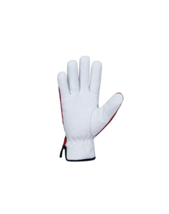ถุงมือเซฟตี้ PU ทนทาน สีแดงขาว สายรัดข้อมือยืดหยุ่น กันลื่นที่ปลายนิ้ว ป้องกันไฟฟ้าสถิตย์ ป้องกันสารเคมี ใช้งานได้ทั่วไป - Product Image 3