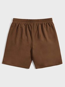 Comfortable Spandex Cotton Men's Shorts High Quality Custom Logo Spandex Cotton Gym Sports <b>Windbreak</b> Shorts Side Customization - Product Image 2