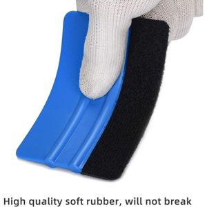 Spatola Professionale da 4 Pollici per Pellicole Auto, Strumento Durevole con Bordo in Feltro Nero Anti-Graffio per Applicazione Pellicole Oscuranti e Decalcomanie - Product Image 4