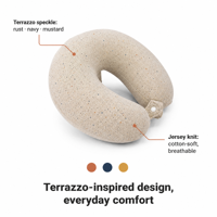 Oreiller de voyage en peluche en forme de U pour les vacances, oreiller cervical à récupération lente, oreiller de voyage pour dormeurs latéraux