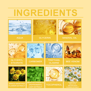 Crema per la Cura del Corpo al Veleno d'Api per Articolazioni e Polsi, Crema Idratante per Massaggi Topici e Cura del Ginocchio - Product Image 5