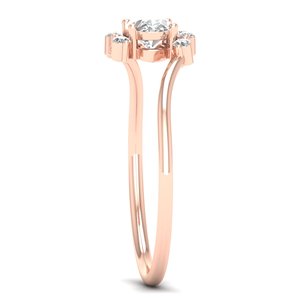 REYES – bagues de fiançailles en Moissanite, coupe ovale exquise, 0.59 Carat, en argent Sterling 925, cadeau de mariage, bijoux fins pour femmes - Product Image 3