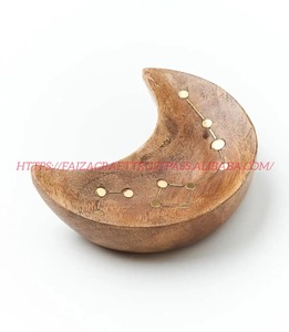 ถาดใส่เครื่องประดับไม้ทรงสี่เหลี่ยมพร้อมกล่องเก็บของแบบฝังสำหรับห้องนั่งเล่น - Product Image 5