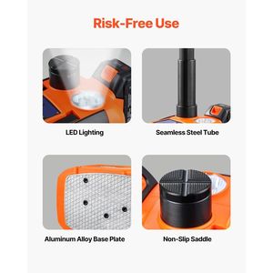 Kit de gato de coche eléctrico portátil con control remoto 5 toneladas/11000 libras Jack elevadores y Herramientas para vehículos - Product Image 6