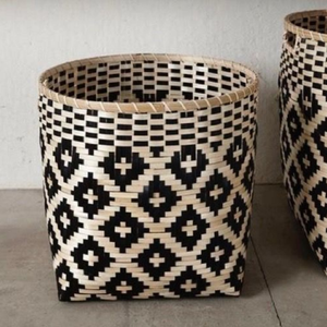 Best Selling Handmade 100% Bamboo Laundry <b>Basket</b> <b>Cheap</b> Sustainable Storage <b>Basket</b> for Daily Use for Food Storage - Product Image 2