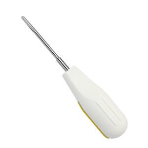Luxating Elevator Straight 2mm <b>Silicone</b> Handle Dental Extraction Instrument Stainless Steel Root Elevator Atraumatic <b>Tool</b> - Product Image 2
