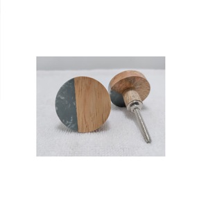 100% High Quality Resin and Wood Knob Unique Design Hardware Furniture Knob For Best Selling Handmade Product - Product Image 1
