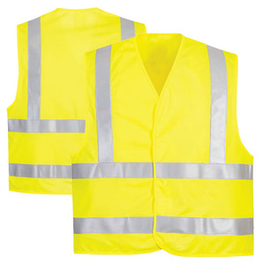 Gilet de sécurité polyvalent à haute visibilité, équipement réfléchissant, maille respirante pour les travailleurs de la construction et du terrain, gilet pour hommes - Product Image 1