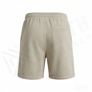 Pantalones Cortos de Felpa con Logotipo Personalizado para Hombre, Transpirables, de Poliéster/Algodón, Cintura Media, Estilo Casual Urbano, Aspecto Vintage, Secado Rápido, Diseño Liso - Product Image 2