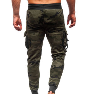 Pantalon de travail tactique softshell pour homme, décontracté, hiver, cargo, randonnée, multi-poches, polaire épaisse, vente en gros - Product Image 4