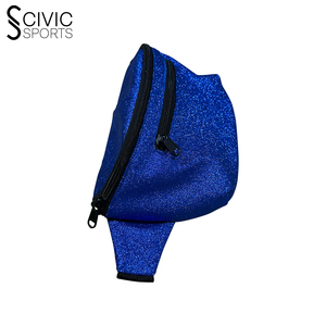 Moda hombres mujeres correr cinturón bolsa poliéster nailon impermeable cremallera cierre divertido paquete bandolera cintura para viajes deportes - Product Image 5