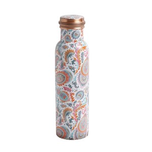 Lot de 3 Bouteilles d'Eau en Cuivre Pur à 100% avec Finition Martelée Design, Anti-Fuite, Réutilisables, Écologiques, pour le Sport, Vente en Gros - Product Image 5