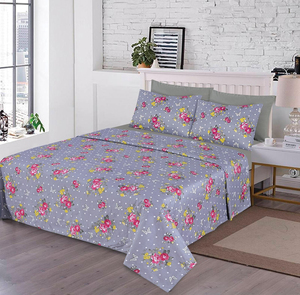 Parure de draps en coton rayé imprimé, magnifique, meilleur prix, vente en gros, draps de lit 100% coton - Product Image 4