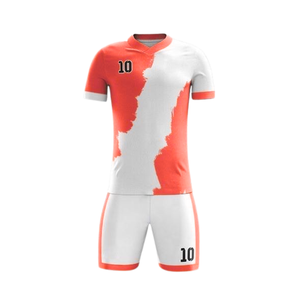 ชุดฟุตบอลสั่งทำจากโรงงานผู้ผลิต OEM ขายส่ง ชุดกีฬาฝึกซ้อมพร้อมชื่อทีม หมายเลข เสื้อ กางเกงขาสั้น - Product Image 2