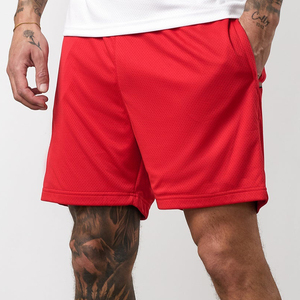 Shorts en polyester tissé respirant et à séchage rapide OEM avec poches, vêtements de sport pour hommes, shorts de fitness pour hommes - Product Image 2