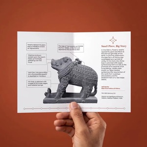 Statue de Vishnu Adi Varaha |   Réplique du Musée hindou du XIe-XIIe siècle - Product Image 3