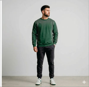 เสื้อสเวตเชิ้ตคอกลมทรงหลวมแฟชั่นสำหรับผู้ชายและผู้หญิง ดีไซน์ใหม่ ขายส่ง สำหรับฤดูใบไม้ร่วงและฤดูหนาว - Product Image 4