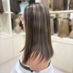 Perruque Lace Front HD en Cheveux Humains Vierges, Sans Colle, Bonnet Transparent Respirant, Aspect Naturel, Taille Petite/Grande, Vente en Gros - Product Image 1