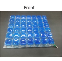 Coussin de siège de fauteuil roulant médical gonflable en gel anti-escarres pour longues périodes assises